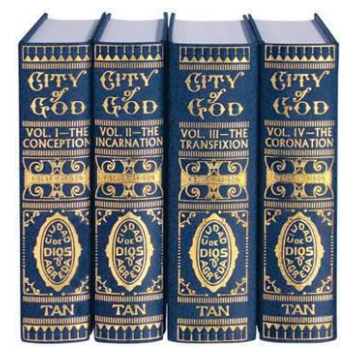 Four Volume set of Mystical City of God - Agreda