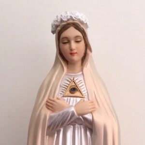 Our Lady of Indwelling Holy Trinity Statue - 16"