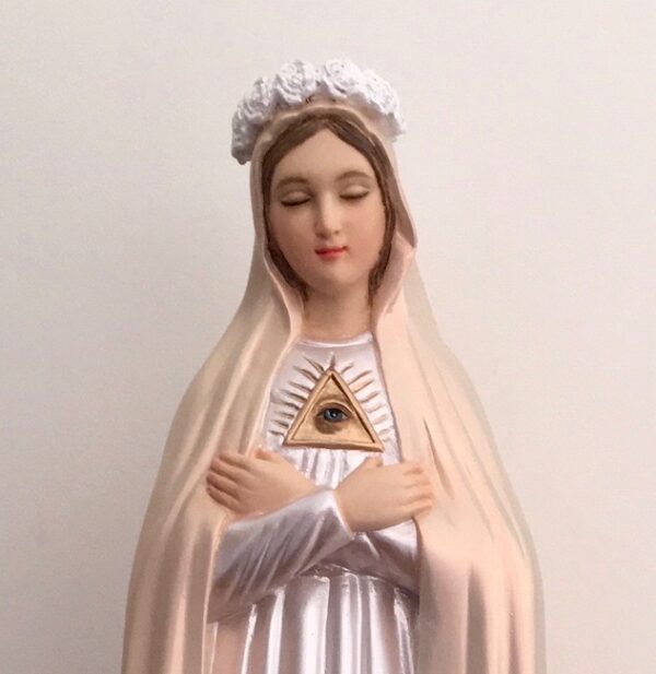 Our Lady of Indwelling Holy Trinity Statue - 16"