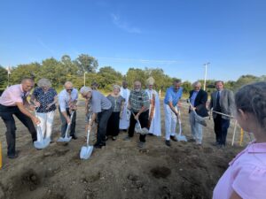 groundbreaking at Saint Gaspar