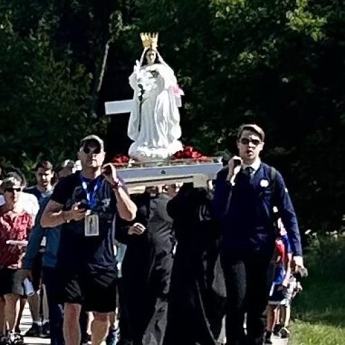 Second Annual Pilgrim Walk celebrating the anniversary of the Our Lady of America Devotion