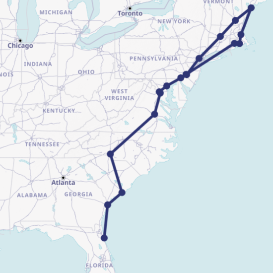 Francis Cabrini route