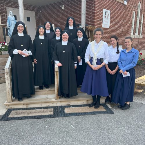 Religious Sisters stop by on pilgrimage